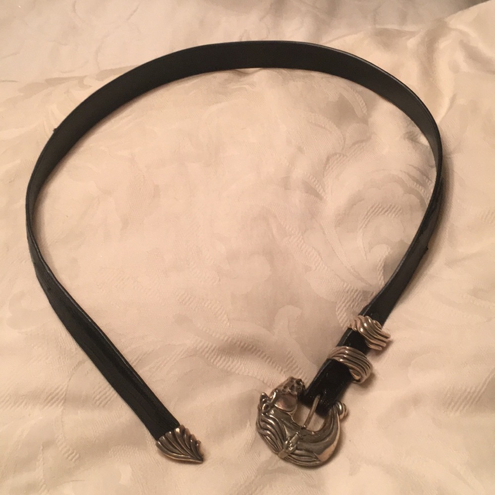 Sterlings silver buckle set  and belt